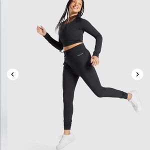 Whitney Simmons x Gymshark Black Joggers